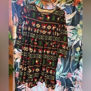 Hanna Andersson girls nightgown size US 10 - UK 140 cm Gnome sweet gnome pattern